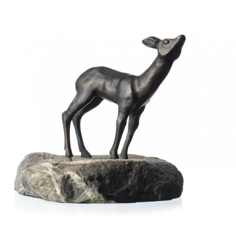 Bronze "Biche" signé REUSSNER