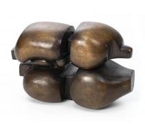 Bronze "Composition" par PERRENOUD