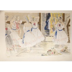 Lithographie "Danseuses" signée BRIANCHON