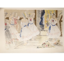 Lithographie "Danseuses" signée BRIANCHON
