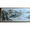 Chinese console table with a porcelain top