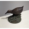 Poule d'eau en bronze