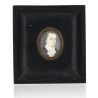 Portrait miniature Gentilhomme à la perruque
