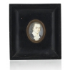 Portrait miniature Gentilhomme à la perruque