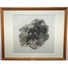 Engraving entitled ‘Mother Bear and Her Cubs’, signed HAINARD