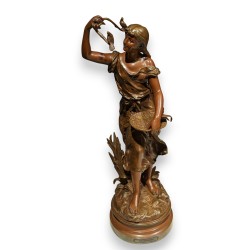 Bronze \"Charmeuse\" par MOREAU