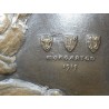 Plaque en bronze "Bataille de Morgarten"