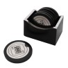 Card game coasters, round