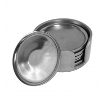 Dessous de verre chromés, rond