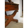 Converted spruce desk. Green leather top. At  Moinat SA  - Antiques and home décor