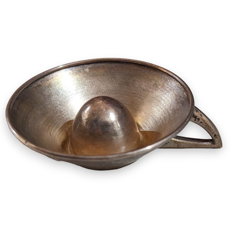 Art Deco tastevin in silver-plated metal