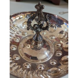 Grand Tastevin en métal argenté