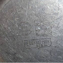 Pewter tastevin