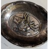 Small silver-coloured metal ‘Altenau’ deer ashtray