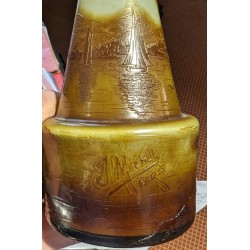 'Boats' vase, signed J. MICHEL