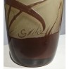 Campanule single-flower vase, signed GALLÉ