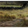Tableau \"Le Bouveret\" signé N. LEMAITRE
