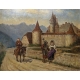 Tableau "Chateau d'Aigle" signé L. ROTH