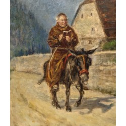 Tableau \"Chateau d\'Aigle\" signé L. ROTH