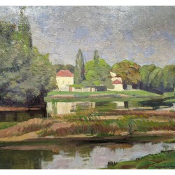 Tableau \"Paysage\" signé SILVESTRE