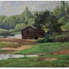 Tableau \"Paysage\" signé SILVESTRE