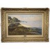 Tableau \"Saint-Prex\" signé J. GACHET