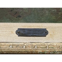 Tableau \"Saint-Prex\" signé J. GACHET