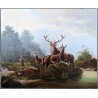 Tableau \"Groupe de Cerfs\"