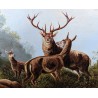 Tableau \"Groupe de Cerfs\"