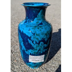 Marbled blue porcelain vase from  Moinat SA  - Antiques and home décor