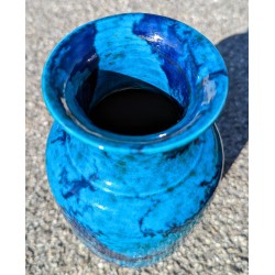 Marbled blue porcelain vase from  Moinat SA  - Antiques and home décor