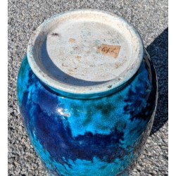 Marbled blue porcelain vase from  Moinat SA  - Antiques and home décor