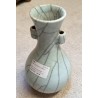 Celadon blue vase with handles