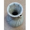 Celadon blue vase with handles