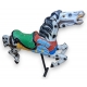 Carousel horse painted.