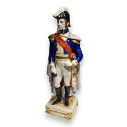 Soldat \"Lannes\" en porcelaine de Scheibe Alsbach