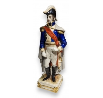 Soldat "Lannes" en porcelaine de Scheibe Alsbach