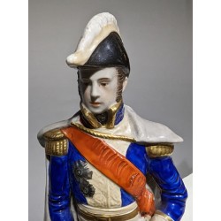 Soldat \"Lannes\" en porcelaine de Scheibe Alsbach