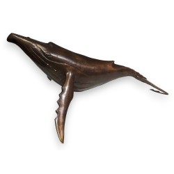 Baleine en bronze