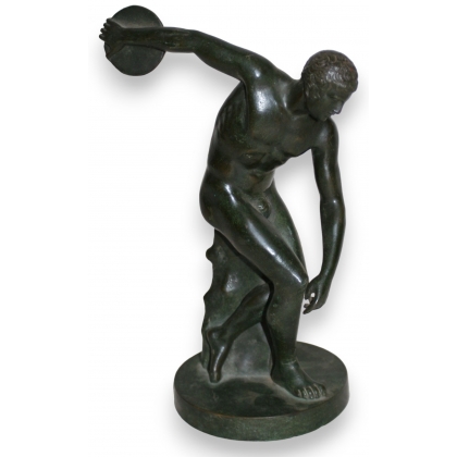 Bronze "Roman disc thrower"