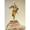 Boulle clock in tortoiseshell and brass