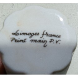 Boite Asperges en porcelaine de Limoges