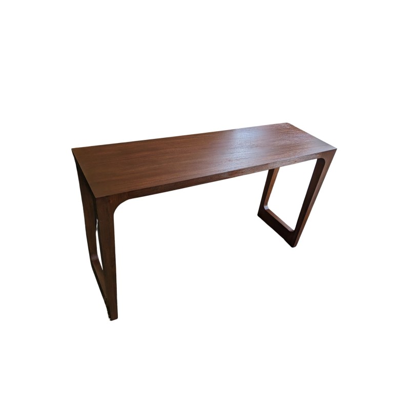 Modern console table in mahogany