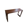 Modern console table in mahogany