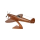 Supermarine Spitfire en bois sculpté