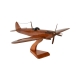 Supermarine Spitfire en bois sculpté