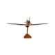 Hawker Hurricane en bois sculpté