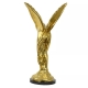Grand bronze doré "Femme ailée"