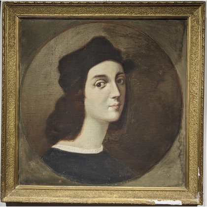 Tableau "Portrait de Raffaello Sanzio"