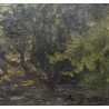 Tableau \"Paysage méditerranéen\" signé A POTTER